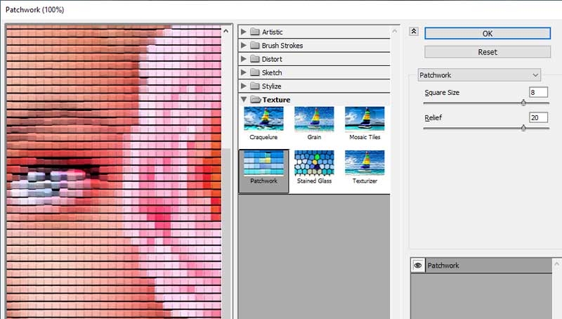 Photoshop Patchwork Filter