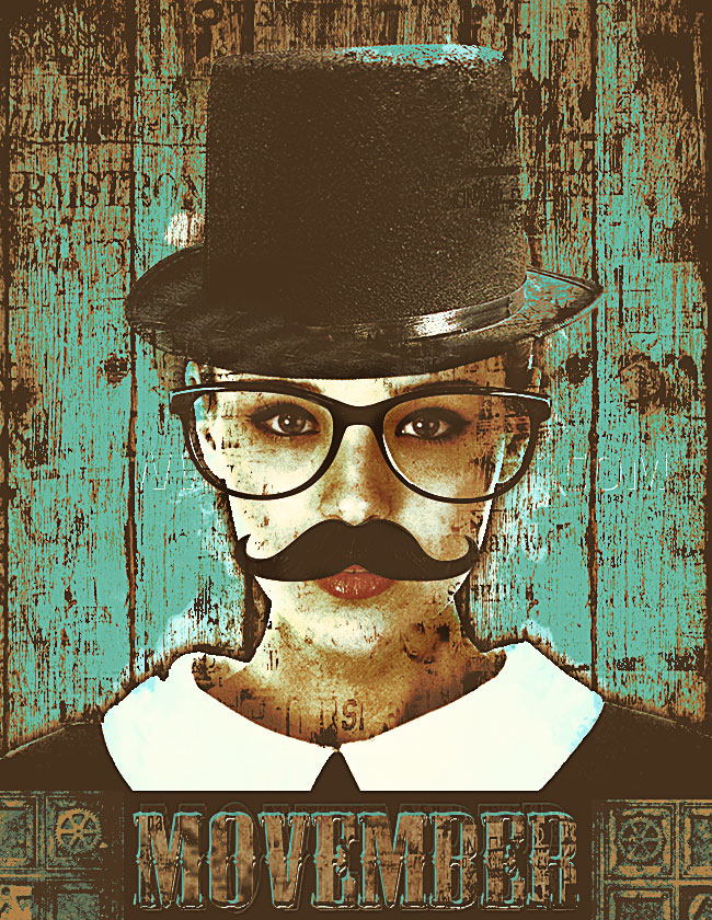 create a movember flyer photoshop tutorial