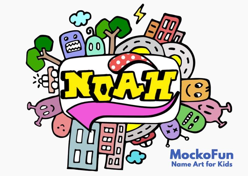 Name Art for Kids