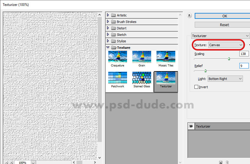 photoshop texturizer filter download