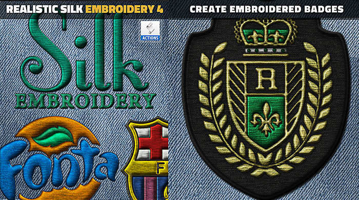 silk embroidery effect photoshop action free download