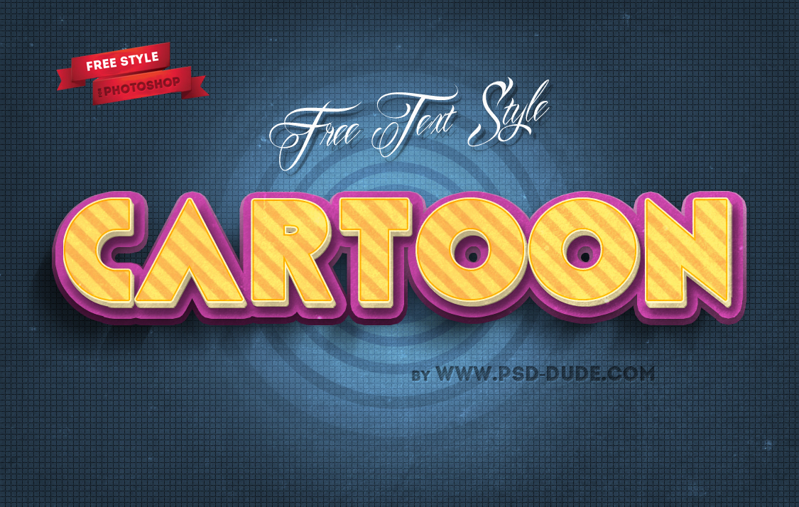 3d cartoon comic book photoshop style free download