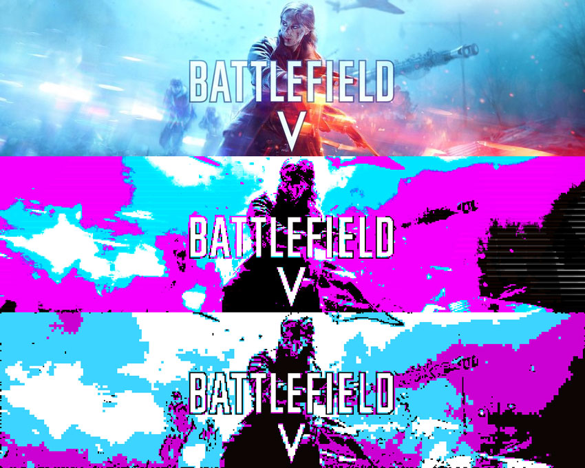 Battlefield 5 Retro CGA Effect