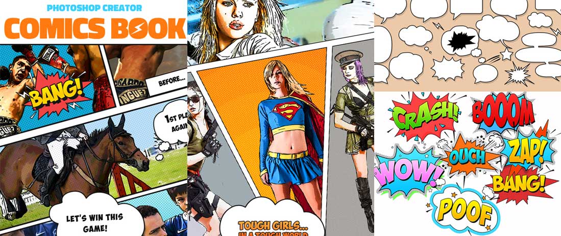 Comics Book Photoshop Action Creator