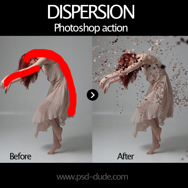 photoshop dispersion effect action free download