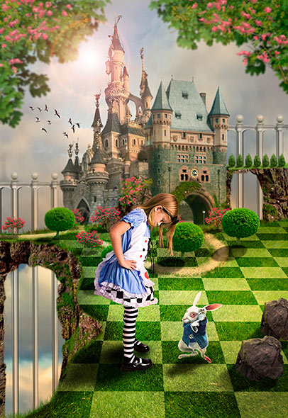 Create a Fantasy Castle in Photoshop Inspired by The Movie Alice in ...