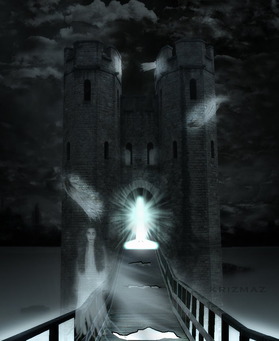 Horror Haunted Castle Photoshop Tutorial