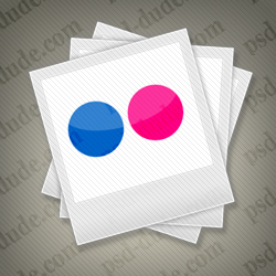 Free Flickr Icons with PSD File psd-dude.com Resources