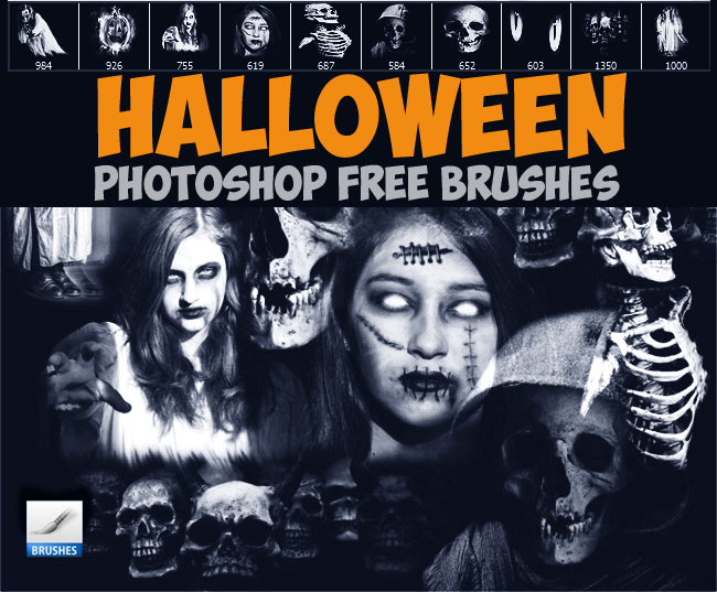 horror brushes procreate free