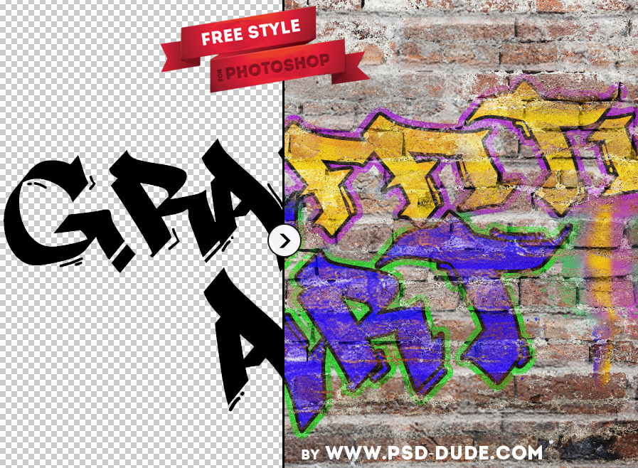 graffiti text photoshop download