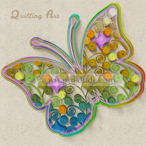 Quilling Paper Art Photoshop Creator Video Tutorial psd-dude.com Resources