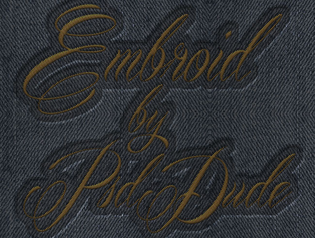 how to make a pes embroidery design in photoshop