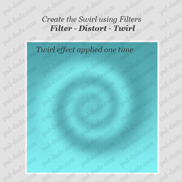 Swirl Effect In Photoshop